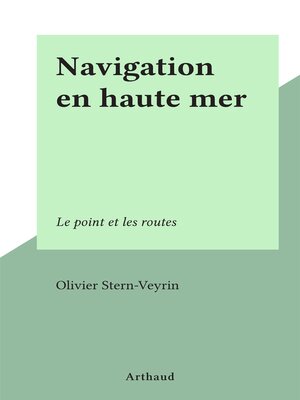 cover image of Navigation en haute mer
